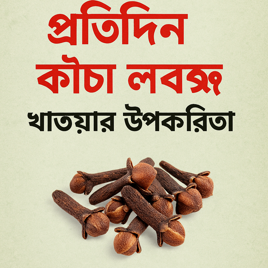 প্রতিদিন কাঁচা লবঙ্গ খাওয়ার উপকারিতা